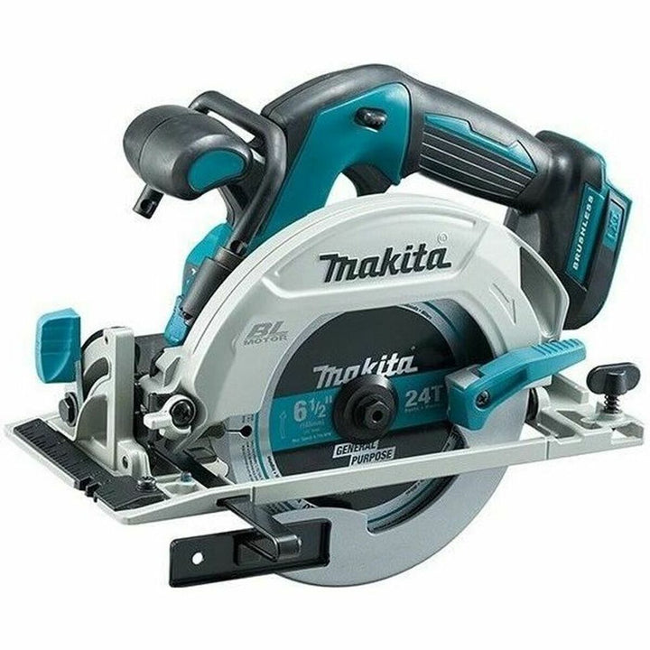 Makita DHS680Z Kreissäge: 18V Akku-Säge mit 165mm Sägeblatt für präzise Schnitte.