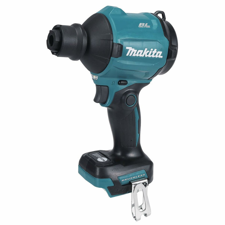 Makita DAS180Z Luftkompressor: Akkubetrieben mit bürstenlosem Motor für effizientes Arbeiten.