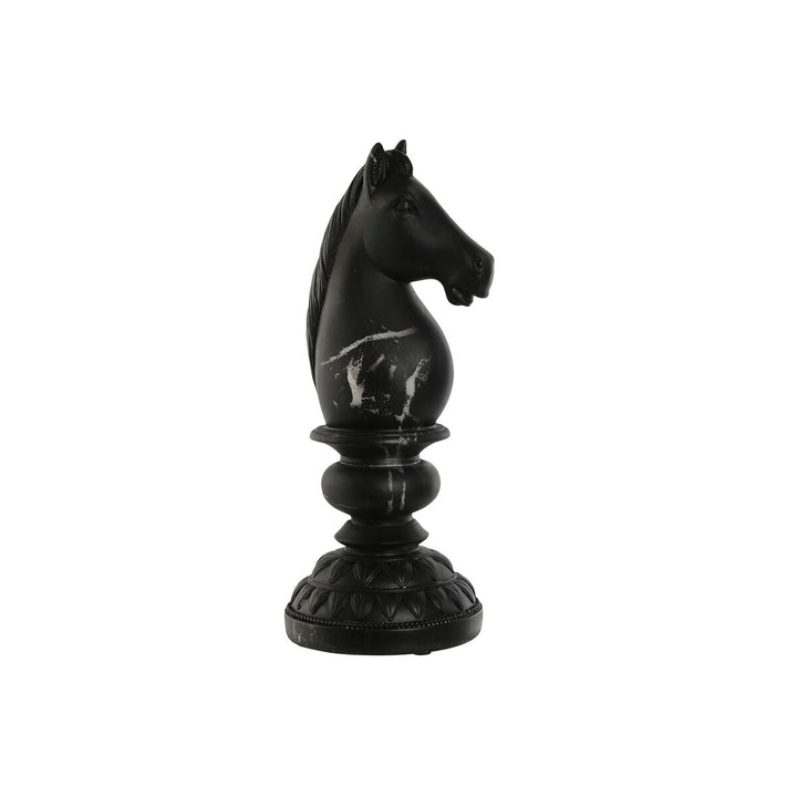 Schwarze Deko-Figur von ESPRIT Home, Pferde-Design mit Schachfiguren-Stil.
