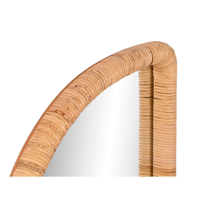 Detailansicht Spiegel mit Naturrahmen im Scandi-Stil - homely Family Shop