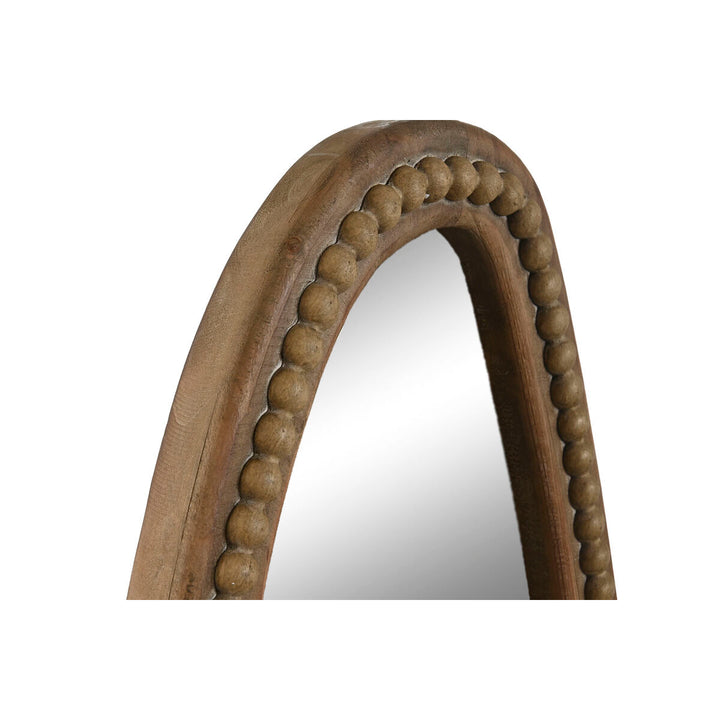 Detailaufnahme brauner ESPRIT Wandspiegel im Kolonialstil mit Kugeln - homely Family Shop