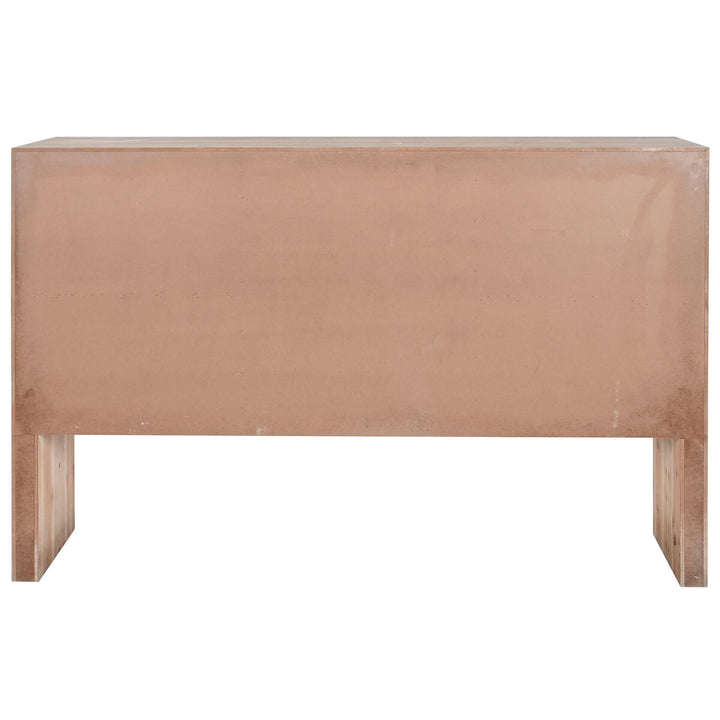 Rückansicht des Home ESPRIT Sideboards mit Holzoberfläche - homely Family Shop