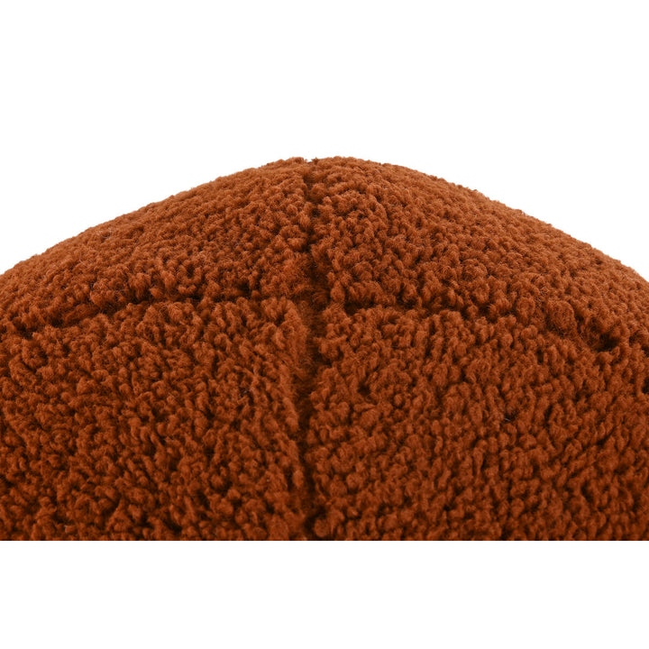 Nahaufnahme: Terrakotta ESPRIT Home Kissen mit Boho Struktur.