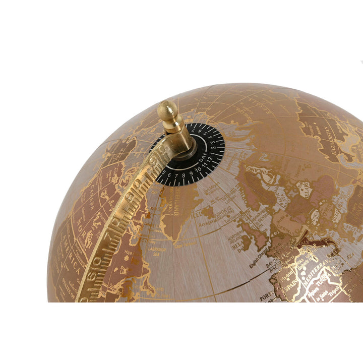 Nahaufnahme Globus ESPRIT in Weiß-Gold mit Vintage-Design - Homely Family Shop