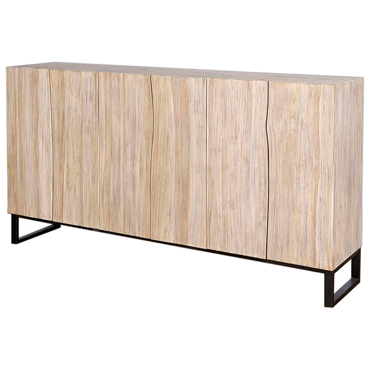 Metall Teakholz Anrichte Home ESPRIT. Holz Kommode - homely Family Shop