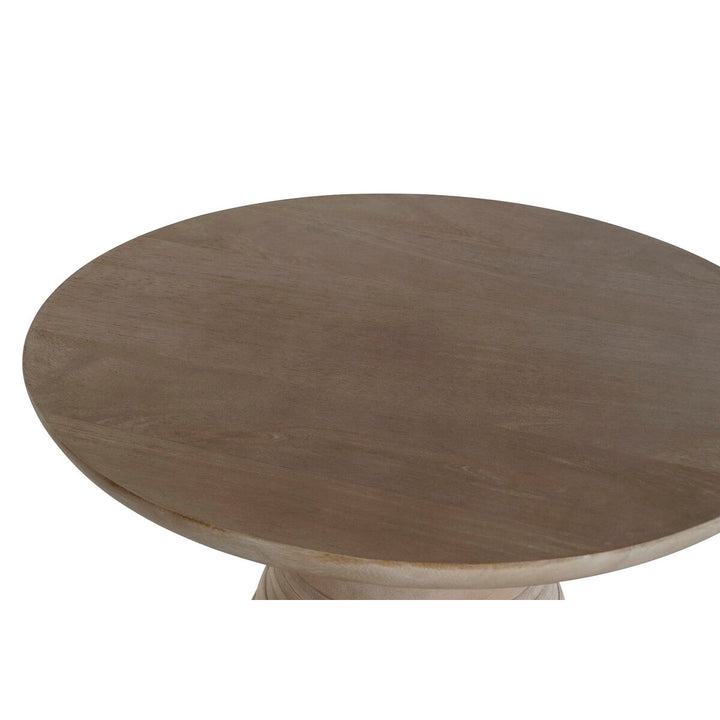 Holz Beistelltisch mit gold Akzenten für Zuhause - homely Family Shop