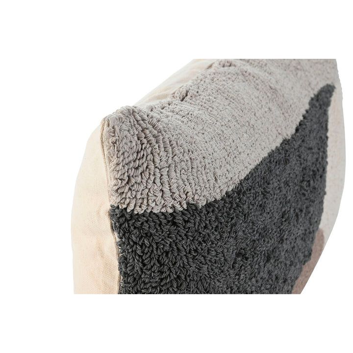 Nahaufnahme: ESPRIT Home Kissen mit strukturierter Oberfläche und Farbblock-Design.