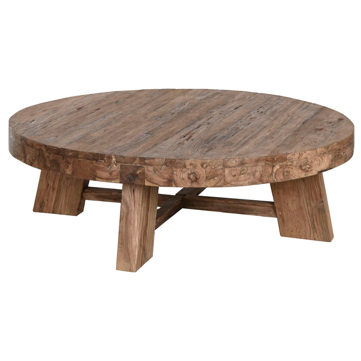 Runder ESPRIT Couchtisch aus Holz, Tischdekoration - homely Family Shop