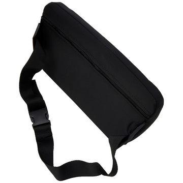 Schwarze Fellowes Foam Plus Touch Lendenwirbelstütze mit verstellbarem Gurt und Schnalle.