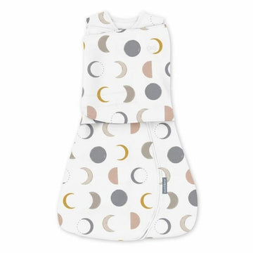 Weißer Ingenuity Schlafsack (6-12 Monate) mit Mondphasen Muster für Babys.