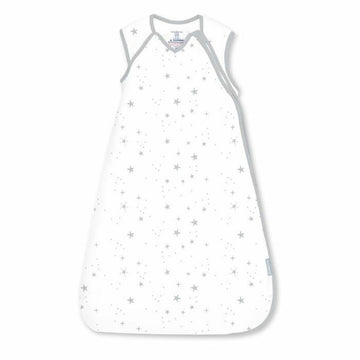 Weißer Ingenuity Schlafsack für Babys mit Sternenmuster, geeignet für 6-18 Monate.