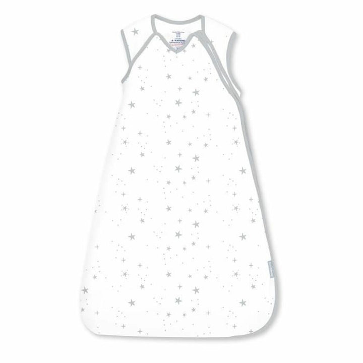 Weißer Ingenuity Schlafsack für Babys mit Sternenmuster, geeignet für 6-18 Monate.