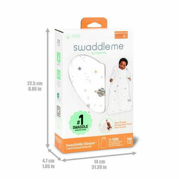 Ingenuity Schlafsack aus Baumwolle mit Weltraum Design. Ideal für Babys von 6-18 Monate.