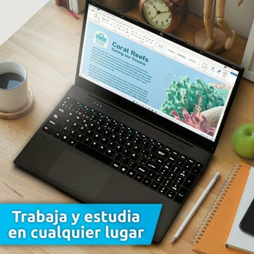 Alurin Flex Advance Laptop mit 16 GB RAM auf Schreibtisch - homely Family Shop
