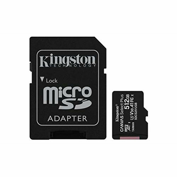 Kingston Micro SD-Karte mit 512GB und SD-Adapter. - homely Family Shop