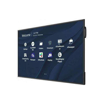 Schwarzer ViewSonic CDE6530 4K UHD Monitor mit Apps - homely Family Shop