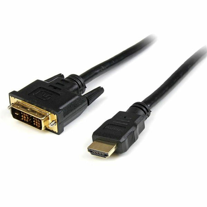 Startech HDMI-zu-DVI-Adapter mit schwarzen Kabel und goldenen Anschlüssen - homely Family Shop