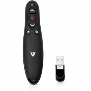 Schwarzer Zeiger V7 Wireless Presenter mit USB-Empfänger - homely Family Shop