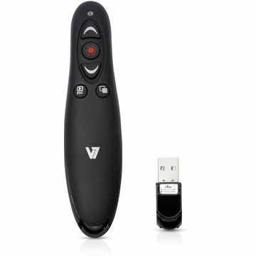 Schwarzer Zeiger V7 Wireless Presenter mit USB-Empfänger - homely Family Shop