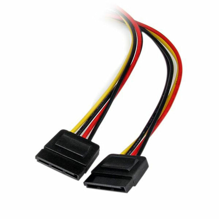 Startech PYO2LP4SATA Kabel mit SATA Anschlüssen und roten, gelben und schwarzen Kabeln.