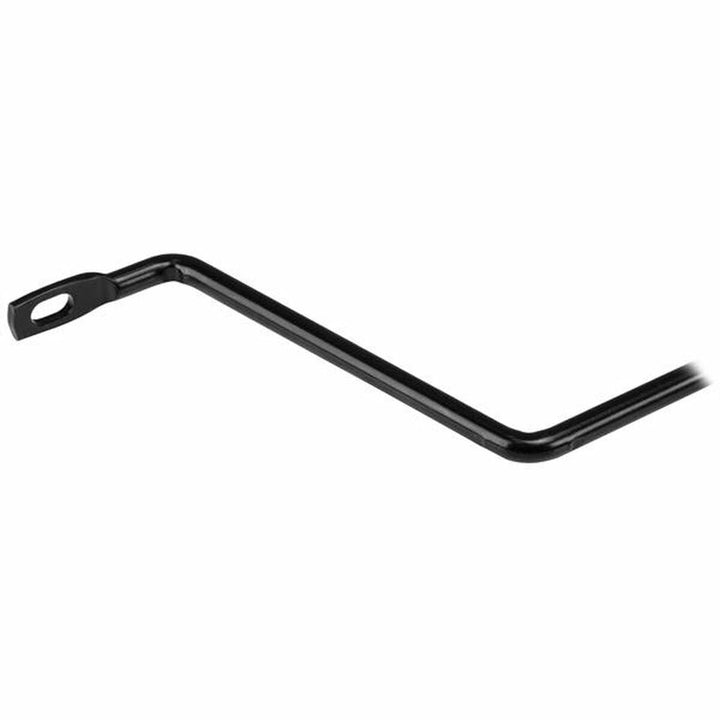 Schwarzer Startech CMLB104 Kabelmanagement Stab aus Metall mit Montageloch.