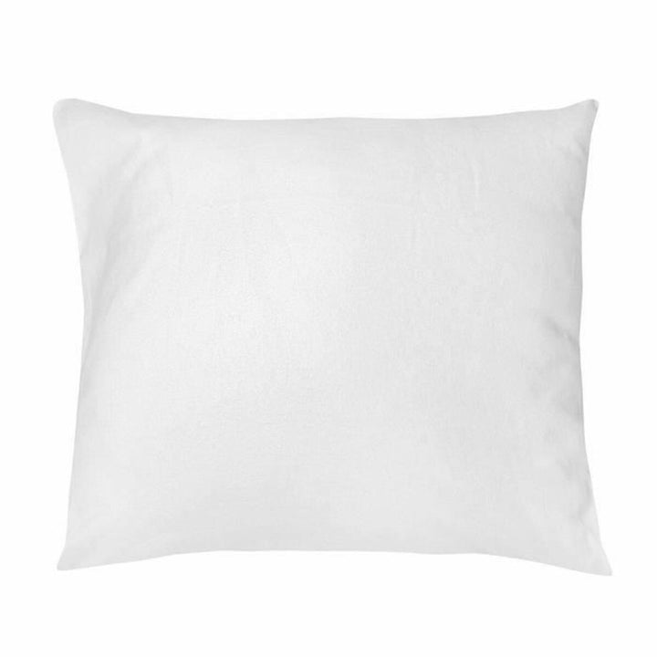 Weißer Kopfkissen-Schutz 60x60 cm. Schlichtes Design für optimalen Schutz.