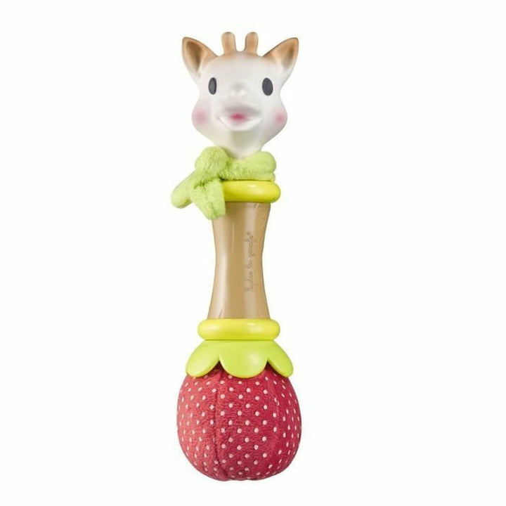Sophie la Girafe Beiss-Rassel mit Erdbeerform und Giraffenkopf - homely Family Shop