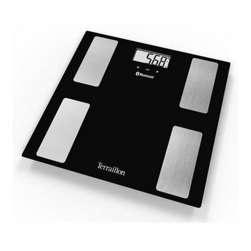 Terraillon Digitalwaage in Schwarz Kristall mit klarem Display - homely Family Shop