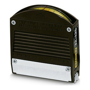 Stanley Flexometer 3m, dunkles Gehäuse mit gut sichtbarer Messskala.