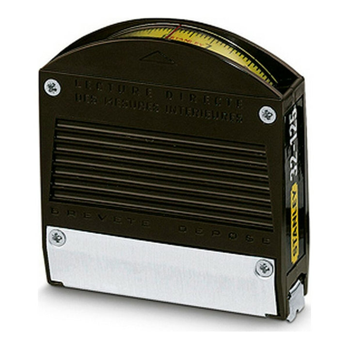Stanley Flexometer 3m, dunkles Gehäuse mit gut sichtbarer Messskala.