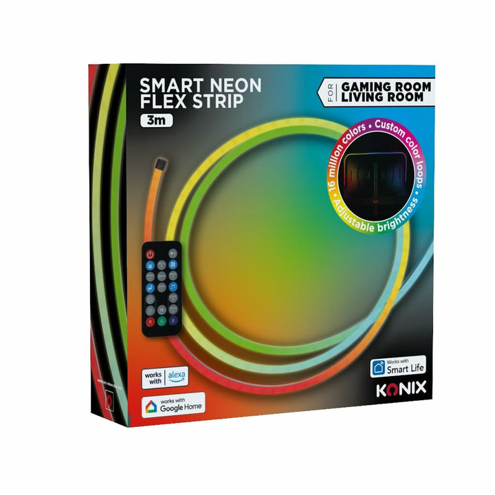 KONIX SMART LED Leisten mit vielen Farben und Fernbedienung - homely Family Shop