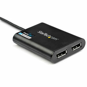 Schwarzer Startech USB32DP24K60 USB 3.0 Adapter mit DisplayLink - homely Family Shop