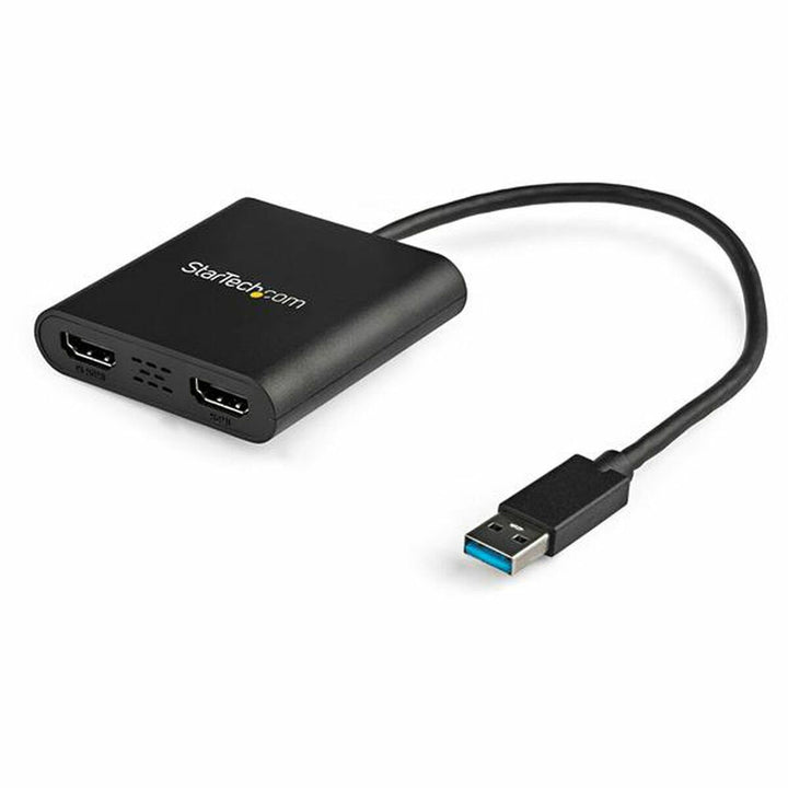 Schwarze Startech USB32HD2 Dockingstation mit HDMI-Anschlüssen - Homely Family Shop