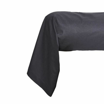 Anthrazit Kissenbezug Essential, 45x185 cm. Glatte Textur und definierte Naht.