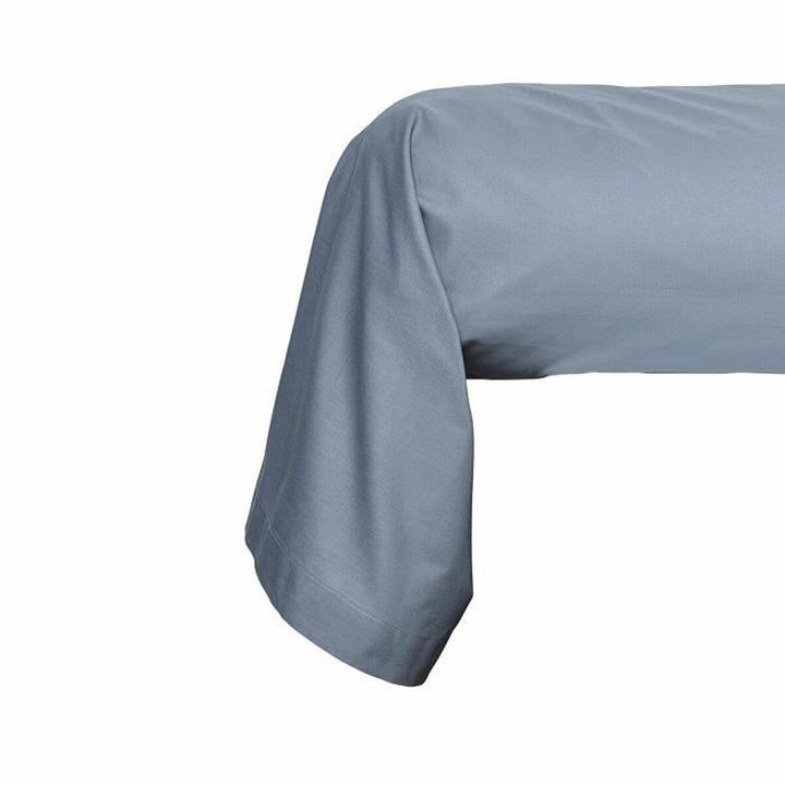 Blauer Kissenbezug im Denim-Stil, Essential-Kollektion. Uni Kissenbezug.