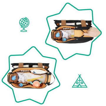 Badabulle Wickel Organizer mit viel Stauraum für Baby Windeln - homely Family Shop