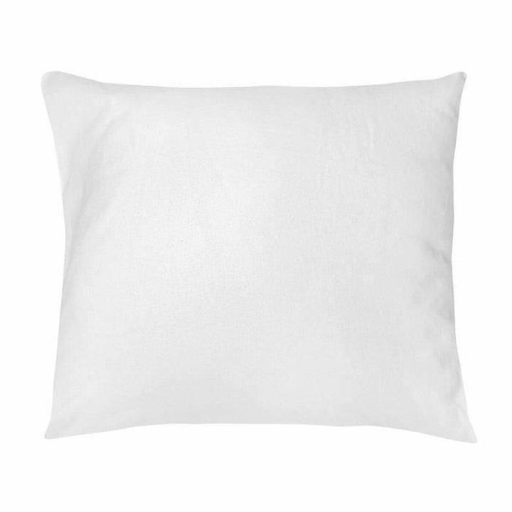 Weißer Kopfkissen-Schutz 65x65 cm, Toison D'or Cumin, schlichtes Design.