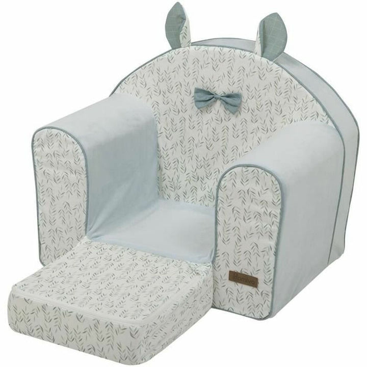 Blaues Domiva Kindersofa mit Blätter Muster und Ohren - Homely Family Shop
