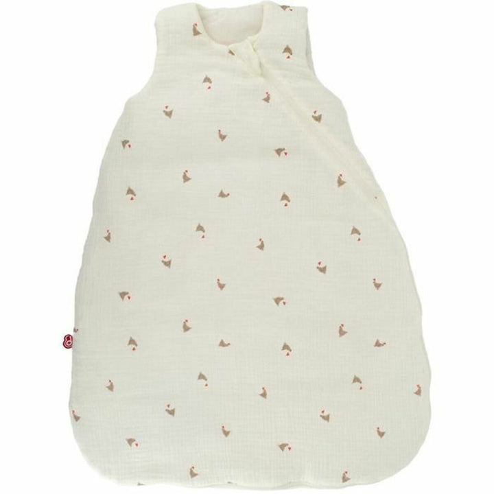Domiva Schlafsack 0-6 Monate aus Baumwolle mit Vogelmuster. Baby Schlafsack.