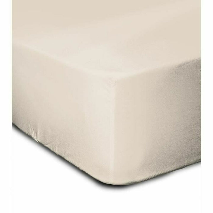Beige Lovely Home Bettlaken 140x190 cm, glatte Textur.