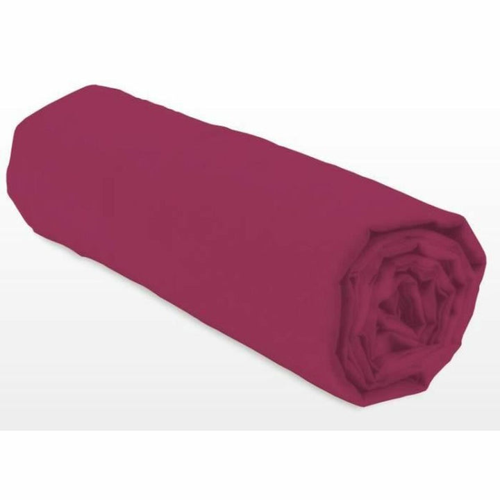Gerolltes Spannbetttuch Lovely Home LH71609 in Pink Rose Farbe.