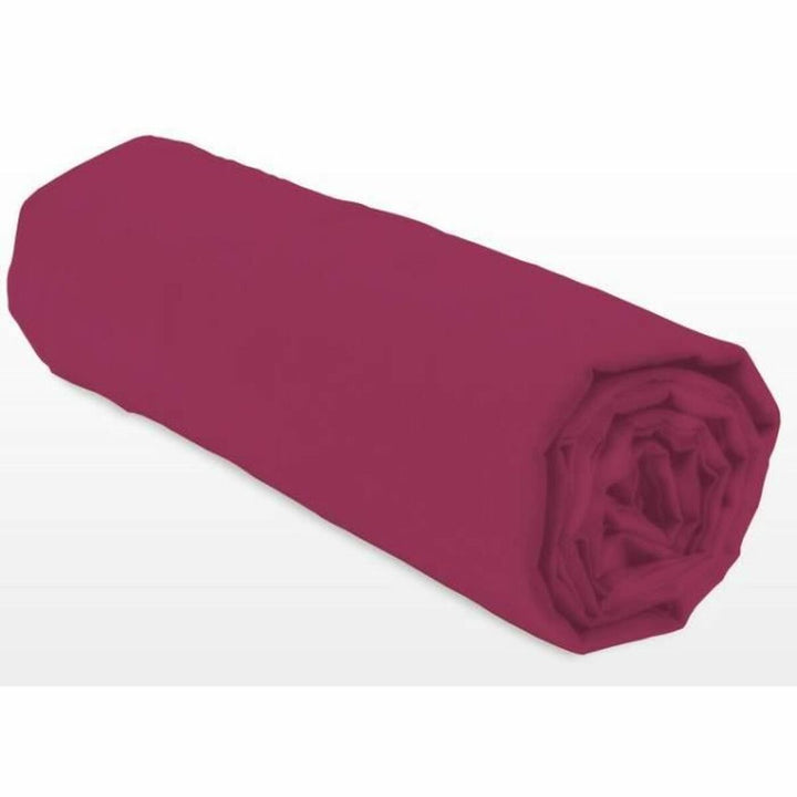 Gerolltes Spannbetttuch Lovely Home LH71612 in Pink Rose Farbe.