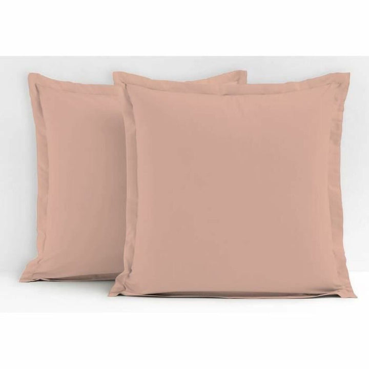 Pfirsichfarbenes Kissenbezug-Set, 63x63 cm, 2 Stück. Schlichtes Design für Lovely Home.