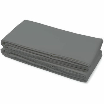 Graues HOME LINGE PASSION Bettwäsche-Set, Flat sheet im King Size Format.