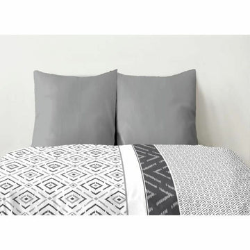 Graue HOME LINGE Kissenbezüge, 50x70 cm. Minimalistisch, modern. 2er Set für Schlafzimmer.