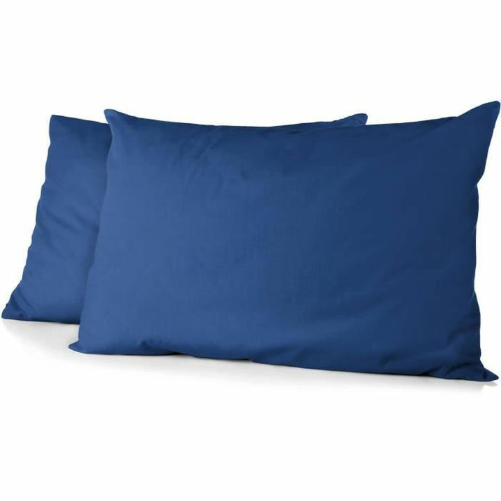 Blauer Kissenbezug 50x70 cm, 2er Set. HOME LINGE PASSION Kissen für Schlafzimmer.