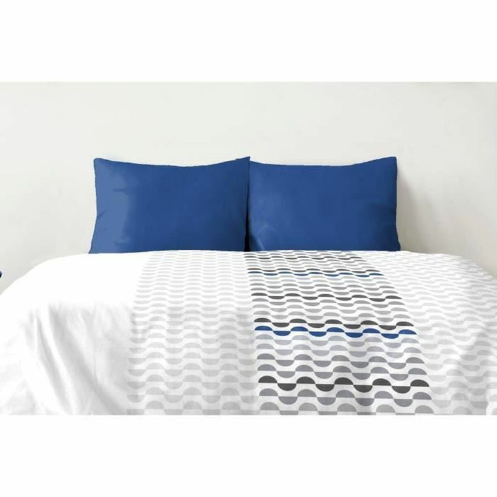 Blauer Kissenbezug HOME LINGE PASSION (2 Stück). Schlichtes Design für Schlafzimmer.