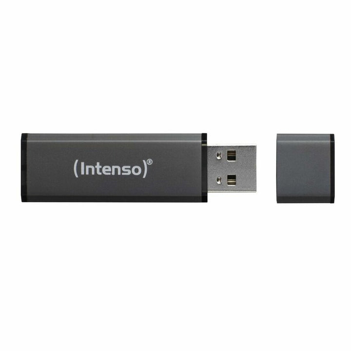 Grauer Intenso USB Stick 2.0 mit 16 GB Speicher - homely Family Shop