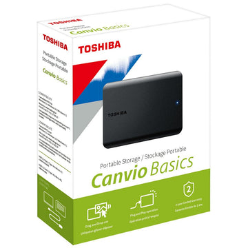 Toshiba HDTB520EK3AA 2 TB HDD auf Verpackung. Externe Festplatte - homely Family Shop