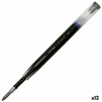Blauer Pilot BRFN-10M Kugelschreiber Nachfüllmine mit transparentem Oberteil. 12 Stück.